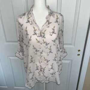 Cute White Button Up Blouse